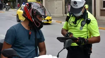 Erzincan'da motosiklet denetimi