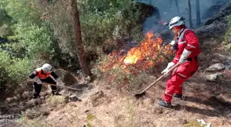 İnegöl Belediyesi İNDAK ekibi yangın bölgesinde