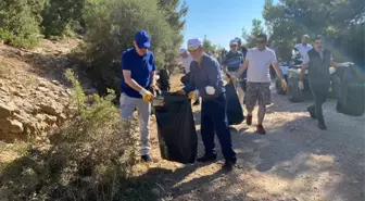 Keşan'da ormanlık alanda temizlik çalışması yapıldı