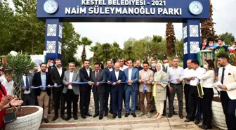 Kestel'de Naim Süleymanoğlu Parkı hizmete açıldı