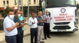 Kulu'dan Manavgat'a yardım