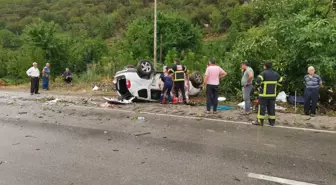 Son dakika haberi: Otomobil devrildi: 1 ölü, 1 yaralı