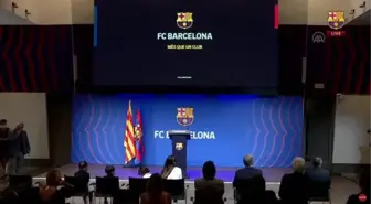 Son dakika haberi... BARSELONA - Messi, Barcelona'ya gözyaşlarıyla veda etti