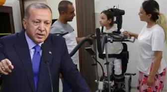 Cumhurbaşkanı Erdoğan, Serebral Palsi Hastası Yaren'in yüzünü güldürdü