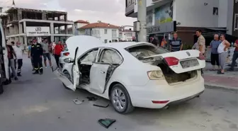 Gaz kaçıran piknik tüpü, sigaranın ateşlenmesiyle bomba gibi patladı