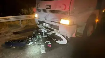 Kazada yaşamını yitiren baba ve küçük kızının cenazeleri yan yana defnedildi