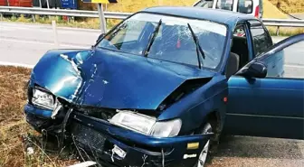 Samsun'da kavşakta iki otomobil çarpıştı: 5 yaralı