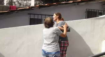 Yufka açan kadın çatıdan düştü, kızı sinir krizi geçirdi
