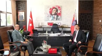 Son dakika! Başkan Mustafa Çöl, Emniyet Müdürü Ali Temiz'i ziyaret etti