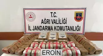 Ağrı'da 50 kilogram eroin ele geçirildi