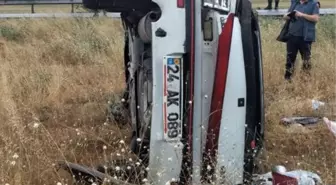 Amasya'da otomobil devrildi: 3 yaralı