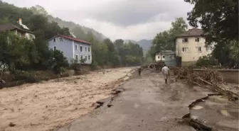 Bartın'da sağanak yağış sele neden oldu (2)