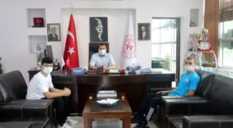 Ali İhsan Kabakcı, Jimnastik'de Türkiye 3.sü olan sporcuyu ağırladı