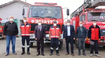 Kaman'da Manavgat yangınında görev alan itfaiye personeline teşekkür belgesi verildi