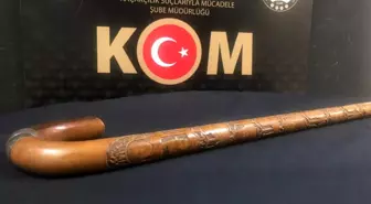 Atatürk'e ait olduğu belirtilerek müzayedede satılmak istenen bastona el konuldu