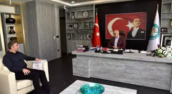 Başkan Ergün, Başkan Tosun'u Konuk Etti