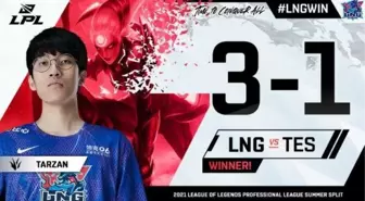 LNG Esports, Suning ve Top Esports'u mağlup ederek bir üst turda RNG ile eşleşti