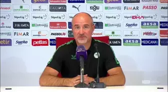 SPOR Demir Grup Sivasspor - İttifak Holding Konyaspor maçının ardından