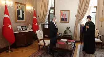 Türkiye Ermenileri Patriği Sahak Maşalyan'dan, Vali Doğan'a ziyaret