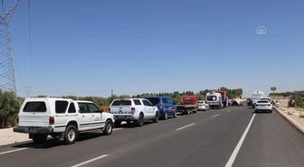 GAZİANTEP - Karşı yönden gelen 2 otomobil çarpıştı: 1 ölü, 2 yaralı