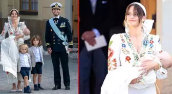 Prens Carl Philip ile Prenses Sofia'nın üçüncü oğulları Julian vaftiz edildi