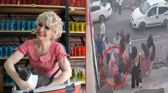 Yerli 'Marilyn Monroe' dilenci kızı kaldırıp yere atarak darbetti