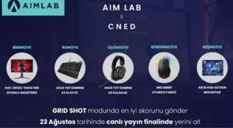 Aim Lab ve cNed ile birlikte GRID SHOT etkinliği düzenliyor!