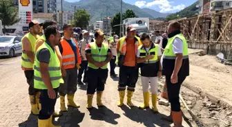 Başkan Vidinlioğlu, Bozkurt'taki çalışmaları yakından takip ediyor