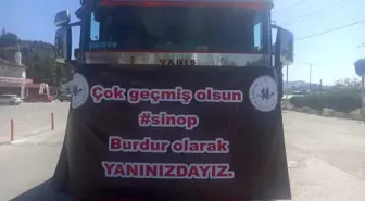 Burdur Belediyesinden Sinop'a yardım tırı