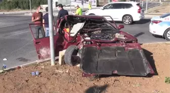 Yozgat'ta tırla çarpışan otomobildeki 3 kişi yaralandı