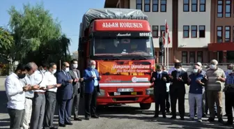 Karaman'dan yangın bölgesindeki 20 aileye beyaz eşya yardımı