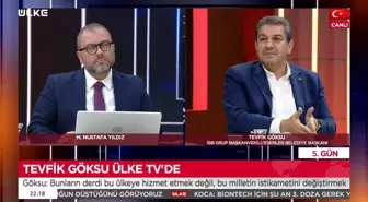 BELEDİYE BAŞKANIMIZ M. TEVFİK GÖKSU ÜLKE TV'DE CANLI YAYINDAYDI