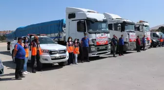 Kastamonu'ya afetzedeler için 3 tır yardım malzemesi gönderildi