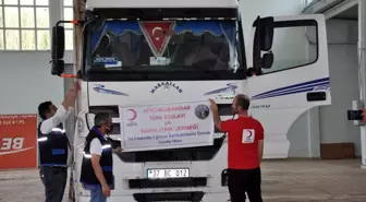 Afyonkarahisar'dan Kastamonu'ya yardım tırı gönderildi