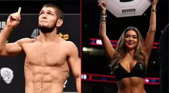 'Babamın yanında rahatsız oluyorum' diyen Khabib Nurmagomedov, ring kızlarına fena çattı: Faydasızlar