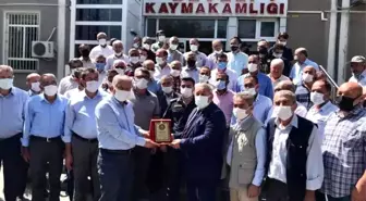 Kaymakam Duru, mahalle muhtarları ile vedalaştı