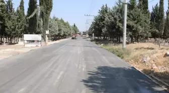 Saruhanlı Alibeyli'de beton yol sevinci