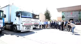 Son dakika haberleri | KAYMOS'tan sel bölgesine 13 tır mobilya yardımı