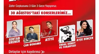 Mersin Büyükşehir'den 3 Gün 3 Gece Zafer Konserleri