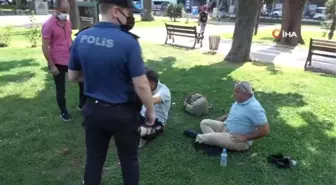 Samsun'da polis parklarda uygulama yaptı