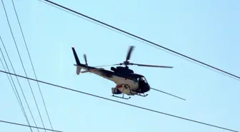 Şanlıurfa'da 'helikopter tellere takıldı' paniği