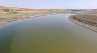 ŞANLIURFA - Hacı Hıdır Barajı'nın doluluk oranı sıcaklık ve yağış azlığı nedeniyle düştü