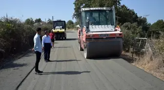 Kaymakam Gürdal beton yol çalışmalarını inceledi