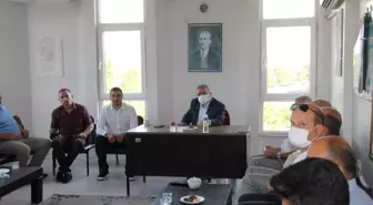 Kaymakam Yıldırım'dan Muhtarlar Derneğine ziyaret