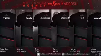 Millennium Agency Esports CS: GO Red kadrosunu duyurdu!