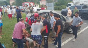 Düzce'de trafik kazası: 6 yaralı