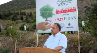 Ali Dağı'na 1922 yılına özel 1922 fidan dikildi