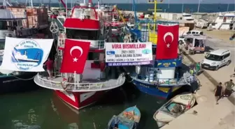 Balıkçılar 'vira bismillah' demek için denize açıldı