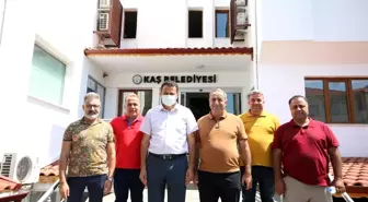 Kaş Belediye Başkanı, Silopi Görümlü Belediyesi heyeti ile bir araya geldi