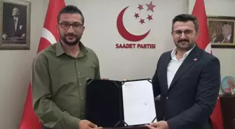 Saadet Partisi Hacılar İlçe Başkanlığında görev değişimi